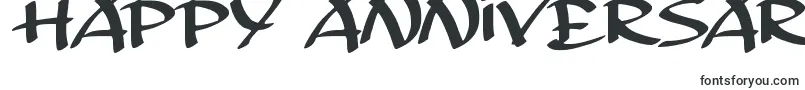Fonte ArchaicAsianInks – Fontes comemorativas
